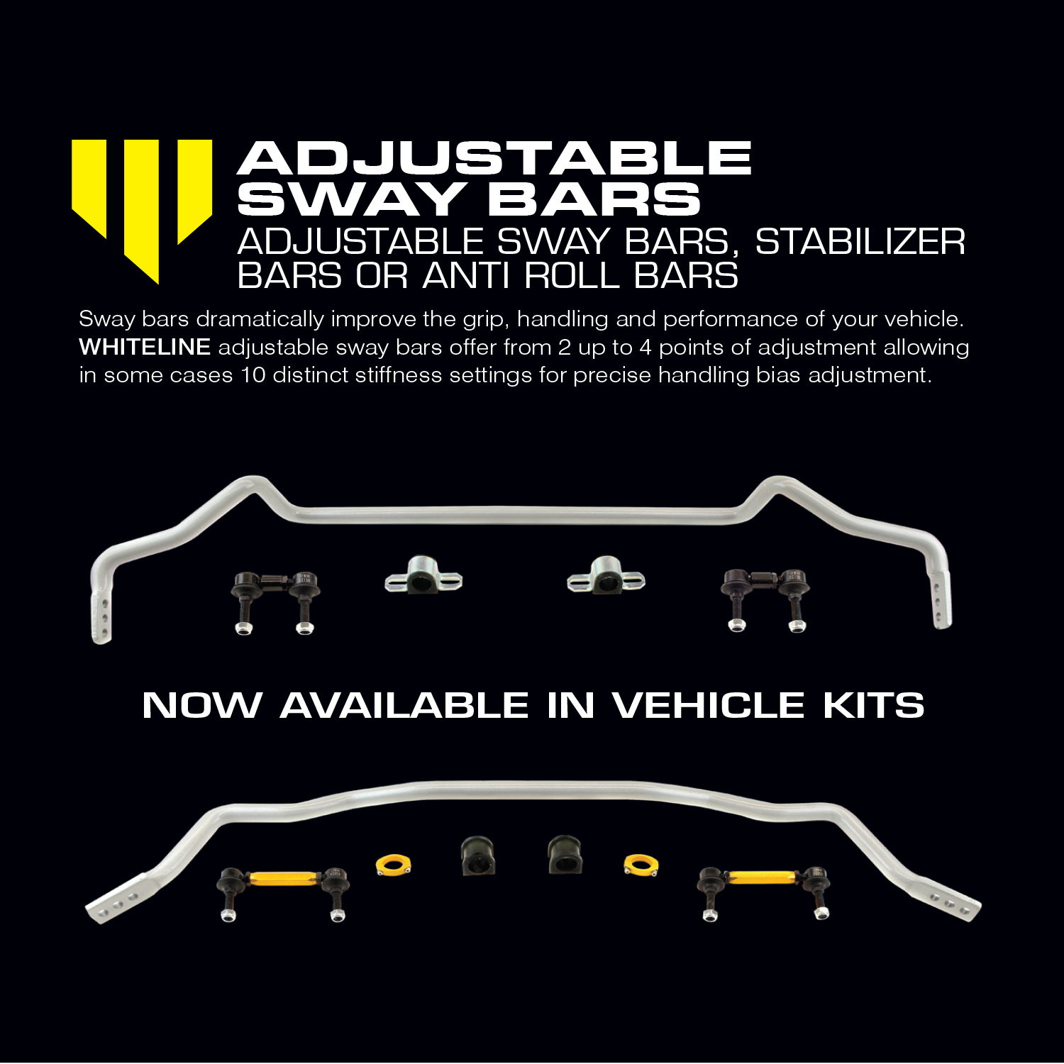 IMPROVE GRIP, HANDLING & PERFORMANCE.