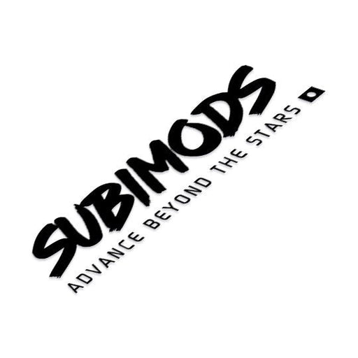 Subimods Official "GD Trunk Style" Transfer Style Sticker Black - SM-2153 - Subimods.com