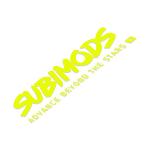 Subimods Official "GD Trunk Style" Transfer Style Sticker Luminous Yellow - SM-2156 - Subimods.com
