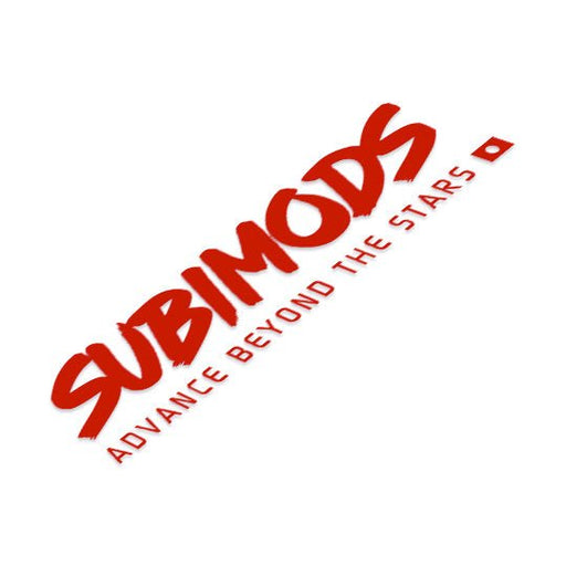 Subimods Official "GD Trunk Style" Transfer Style Sticker Red - SM-2151 - Subimods.com