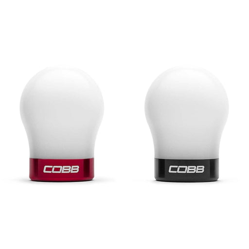 COBB Weighted Short Shift Knob White w/ Interchangeable Base 2013-2023 BRZ / 2013-2016 FRS / 2017-2021 GT86 / 2022-2023 GR86 - 291360-W - Subimods.com
