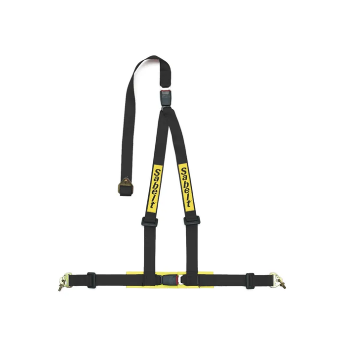 Sabelt Clubman Saloon 3-Point Full 2" Bolt-On Shoulder Snap Hook Laps Racing Harness