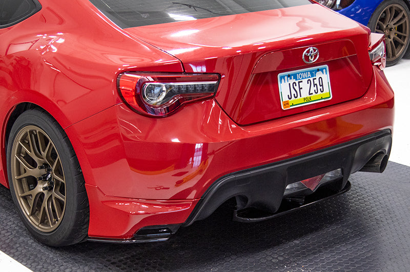 OLM Paint Matched Gloss Black Rear Bumper Lip Firestorm 2013-2021 BRZ / FRS / GT86