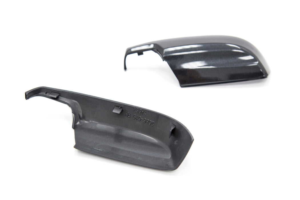 OLM Paint Matched Lower Mirror Covers Dark Gray Metallic / Asphalt 2015-2021 WRX / STI, 2015-2017 Crosstrek, 2015-2016 Impreza