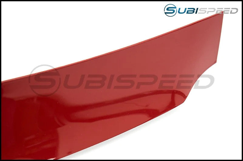 OLM Paint Matched Rear Window Roof Visor Spoiler G1U Silver 2015-2021 WRX / STI
