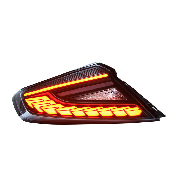 OLM Phantom-Spec LED Taillights Clear Lens, Red Optic 2022-2025 WRX
