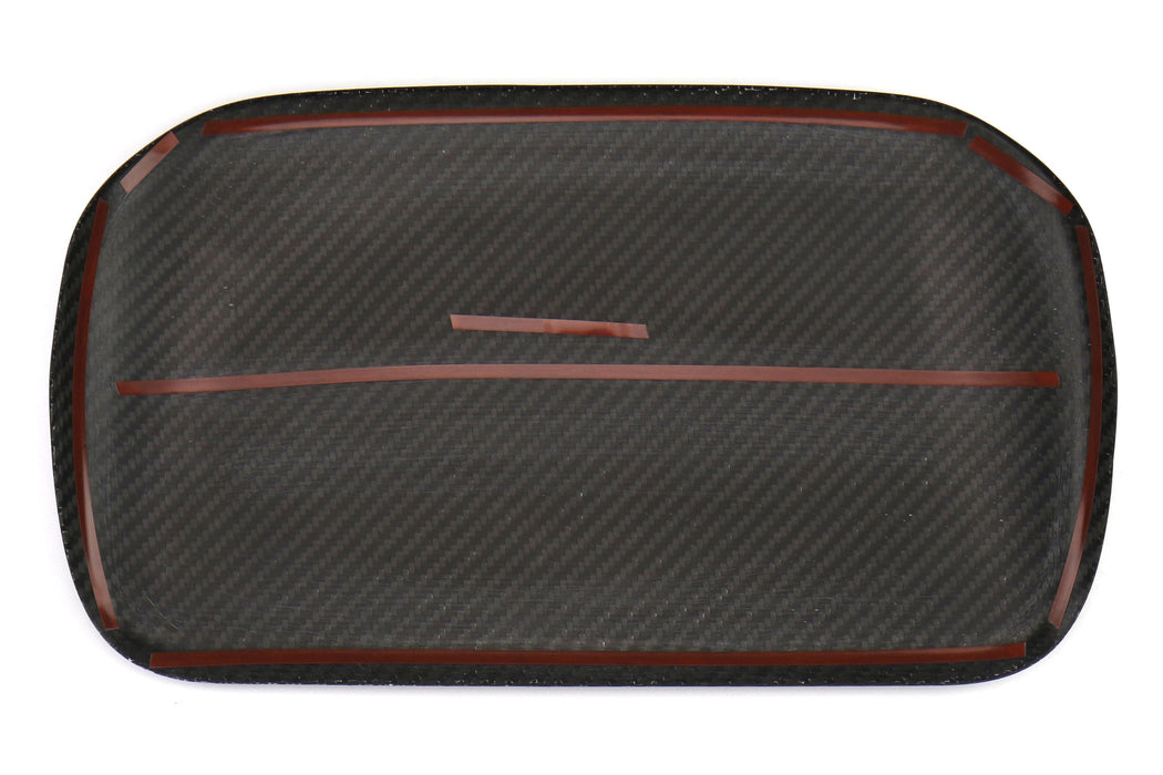 OLM Dry Carbon Fiber Console Hood Cover 14-18 Forester / 13-17 Crosstrek / 15-17 WRX / STI