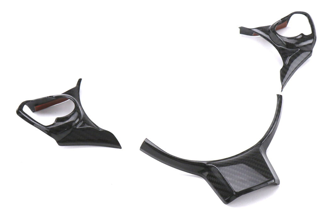 OLM LE Dry Carbon Fiber Steering Wheel Covers 2017-2024 BRZ / GR86