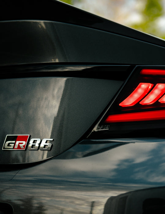 OLM Raiden LED Taillights Clear Lens, Red Bar 2022-2025 BRZ / GR86
