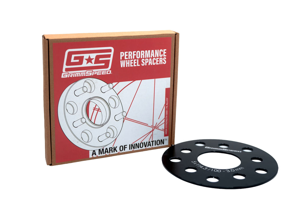 GrimmSpeed Wheel Spacer Pair 3mm 5x100 / 5x114.3