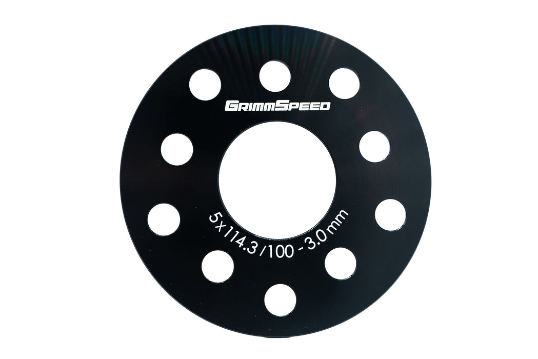 GrimmSpeed Wheel Spacer Pair 3mm 5x100 / 5x114.3