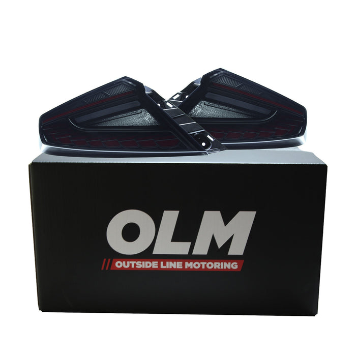 OLM Phantom-Spec LED Taillights Clear Lens, Red Optic 2022-2025 WRX
