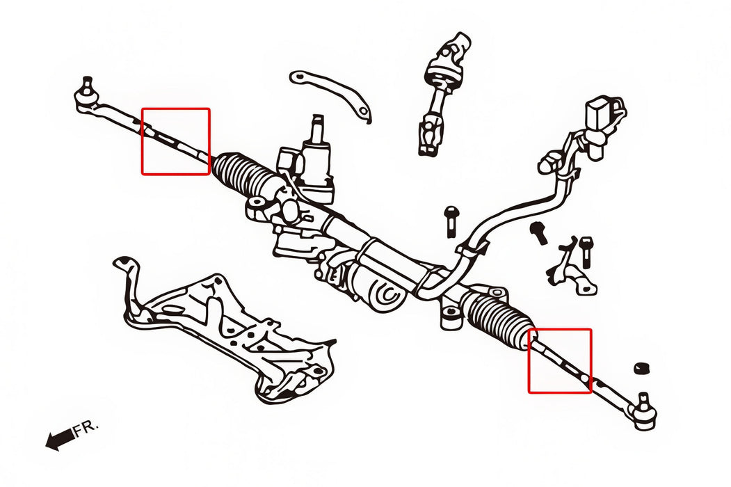 Hardrace Hard Tie Rod 2006-2013 WRX / 2008-2013 Forester / 2013-2017 Crosstrek
