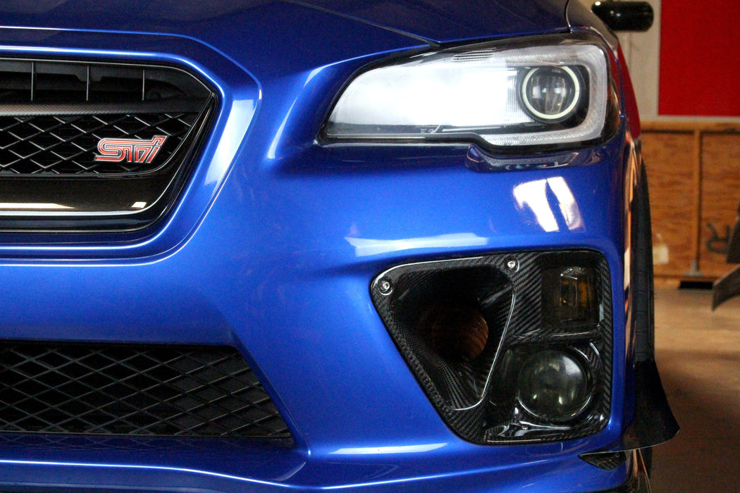 APR Performance Brake Cooling Kit w/ Carbon Fiber Bezels 2015-2017 STI