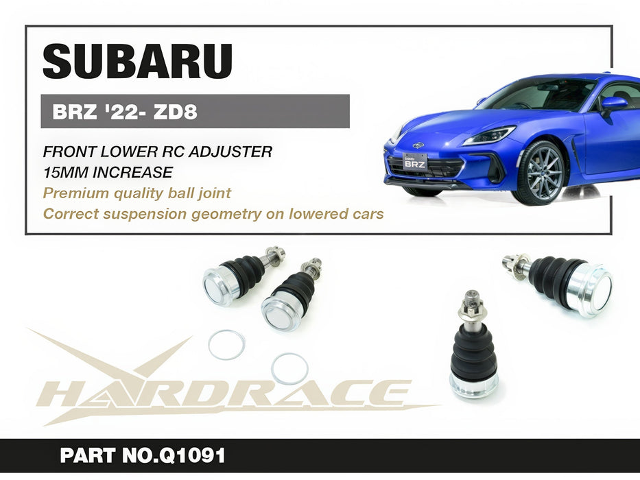 Hardrace Front Roll Center Adjuster +15mm 2022-2026 BRZ