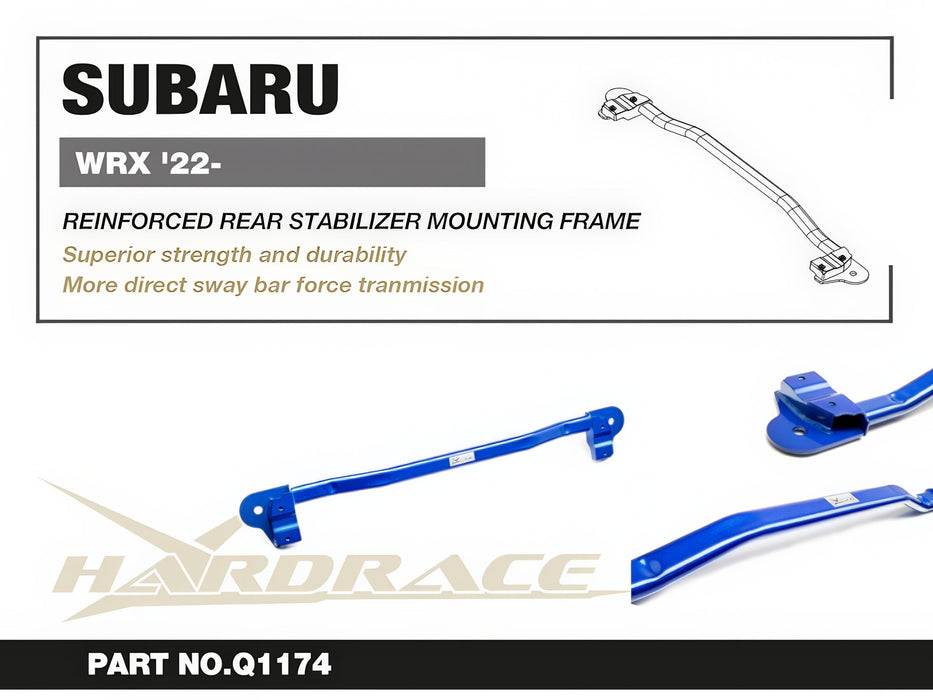 Hardrace Reinforced Rear Stabilizer Mounting Frame 2022-2026 WRX