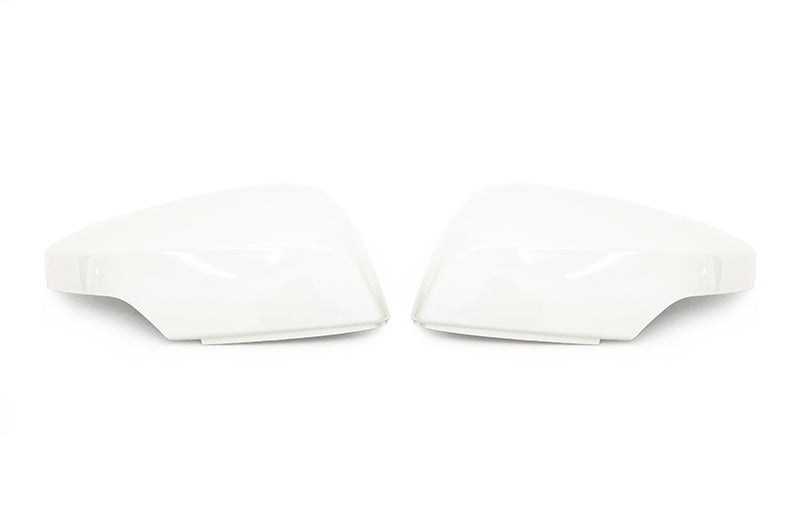 OLM OE Style Mirror Cover w/ Turn Signal Cutout Crystal White 2015-2021 WRX / STI / 2015-2017 Crosstrek