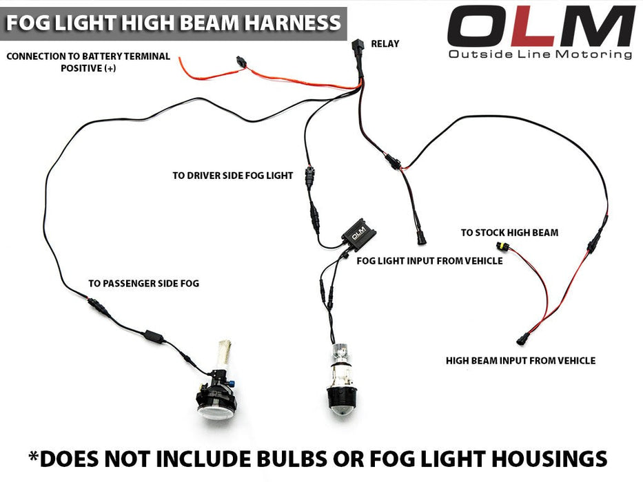 OLM Fog w/ High Beam Harness 2015-2021 WRX / STI / 2013-2016 FRS / 2014-2018 Forester