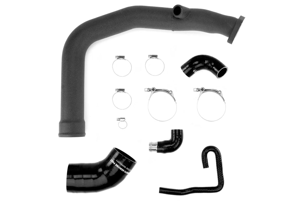 Mishimoto Top Mount Intercooler Black w/ Black Charge Pipe 2015-2021 WRX