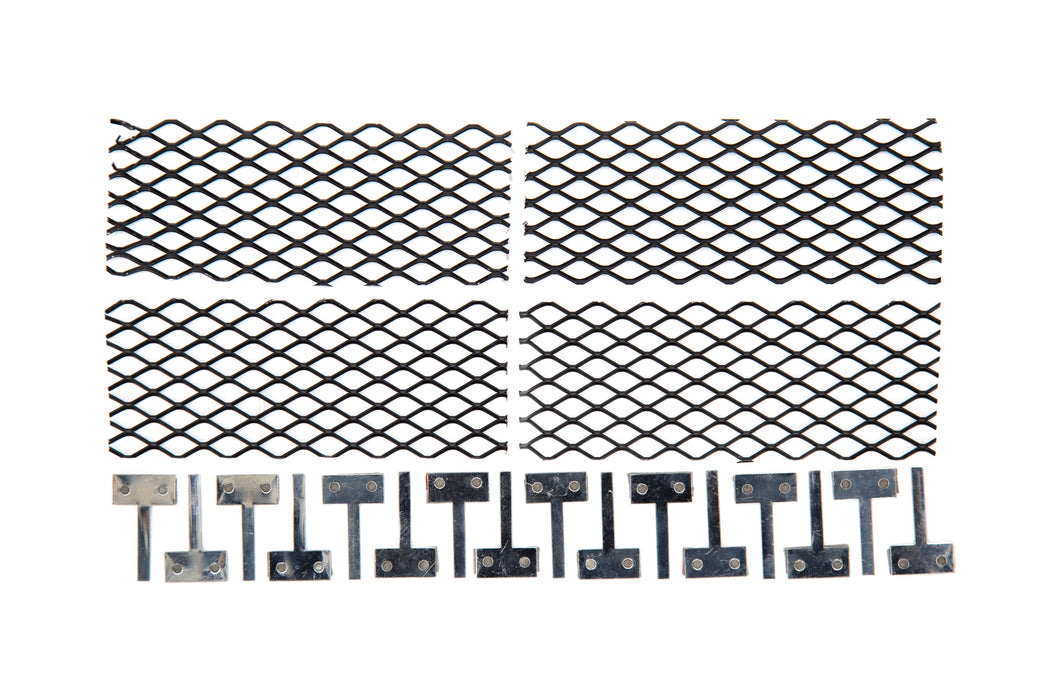 OLM S207 Style Paint Matched Rear Bumper Vent Inserts Galaxy Blue Pearl 2015-2021 WRX / STI