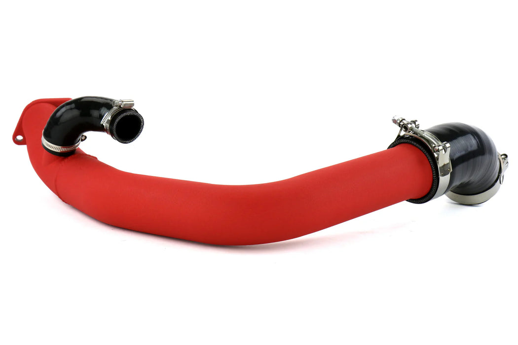 Mishimoto Top Mount Intercooler Black w/ Red Charge Pipe 2015-2021 WRX