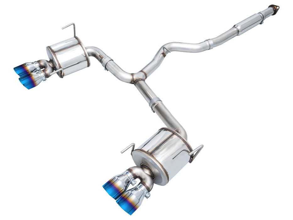 AWE Touring Edition Catback Exhaust w/ Vapor Blue Tips 2022-2026 WRX