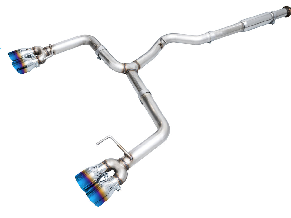 AWE Track Edition Catback Exhaust w/ Vapor Blue Tips 2022-2026 WRX