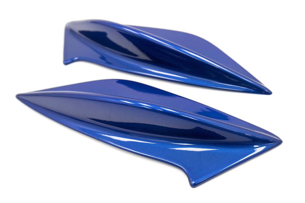 OLM STI Spoiler Side Fins World Rally Blue 2015-2021 WRX / STI