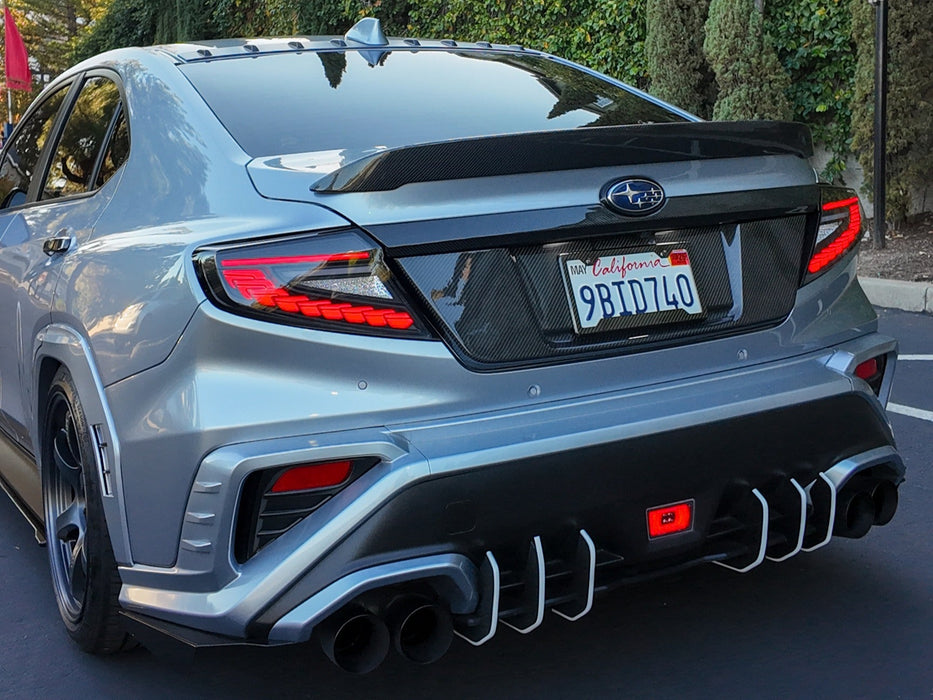 OLM Phantom-Spec LED Taillights Clear Lens, Red Optic 2022-2025 WRX
