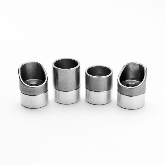 411 Works 1" Steel Cups w/ Aluminum Bungs - 411-SCDAM61 - Subimods.com