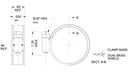 411 Works Dual Bead Shield Hose Clamp - 411-DBSHC58X138 - Subimods.com