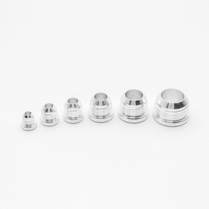 411 Works Male AN Weld Bungs Aluminum - 411-MWBA61 - Subimods.com