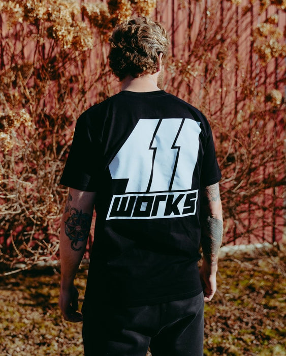 411 Works Shop T-Shirt - 411-SHOP-TEE-BLACK-S - Subimods.com