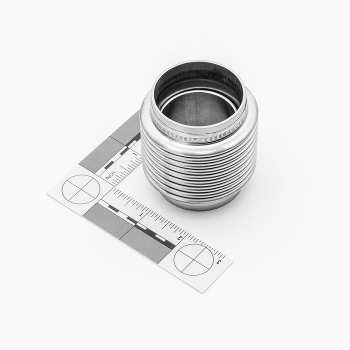411 Works Stainless Steel Exhaust Flex Bellow - 411-EFB30415 - Subimods.com
