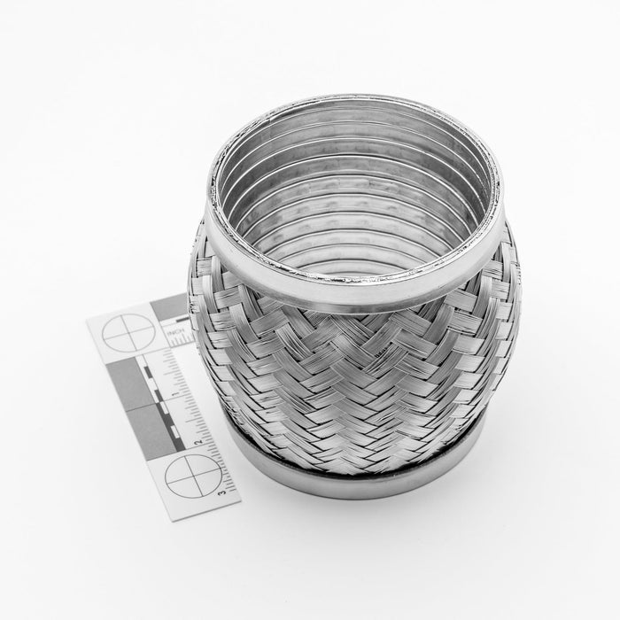 411 Works Stainless Steel Exhaust Flex Joint - 411-EFJ3043 - Subimods.com