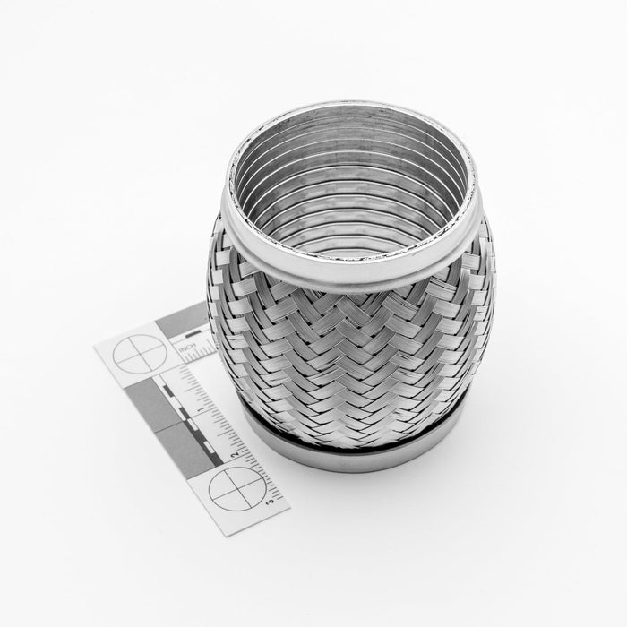 411 Works Stainless Steel Exhaust Flex Joint - 411-EFJ3043 - Subimods.com