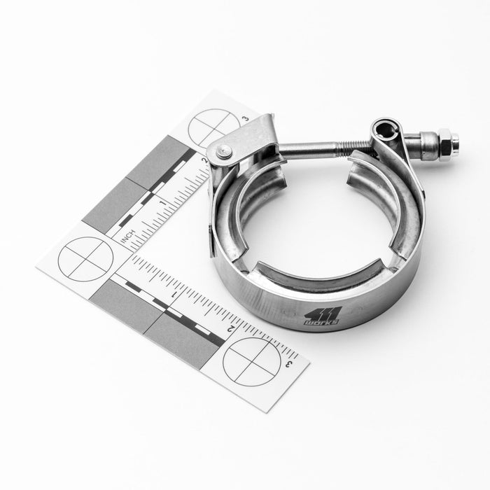 411 Works Stainless Steel V - Band Clamp - 411-VBCSS15 - Subimods.com