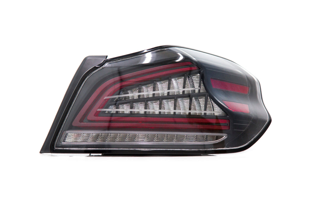 OLM Spec CR Tail Lights Clear Lens, Black Base 2015-2021 WRX / STI