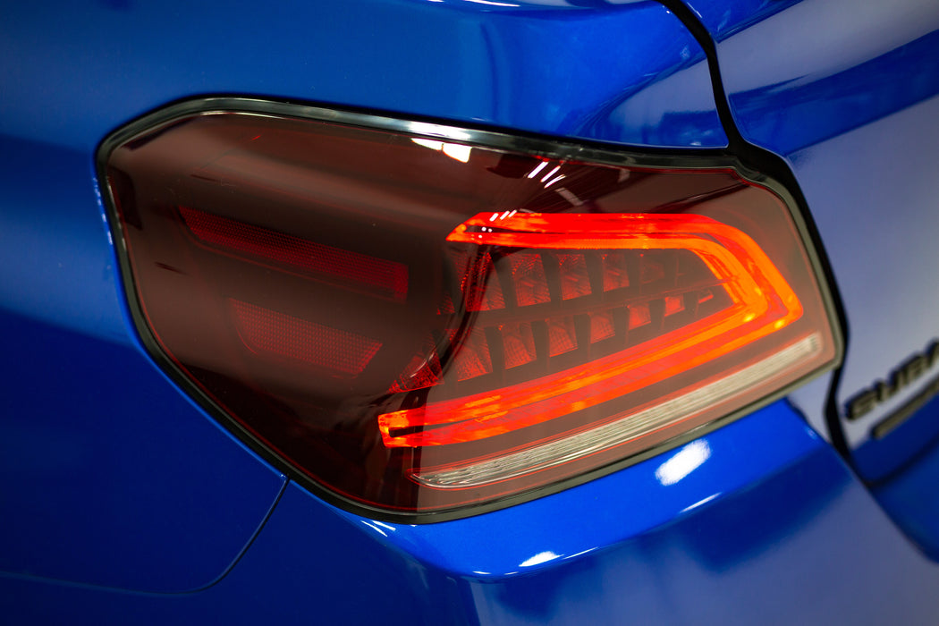 OLM Spec CR Tail Lights Red Lens, Black Base 2015-2021 WRX / STI