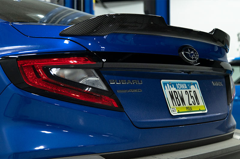 OLM Carbon Fiber Low Profile Trunk Spoiler 2022-2026 WRX