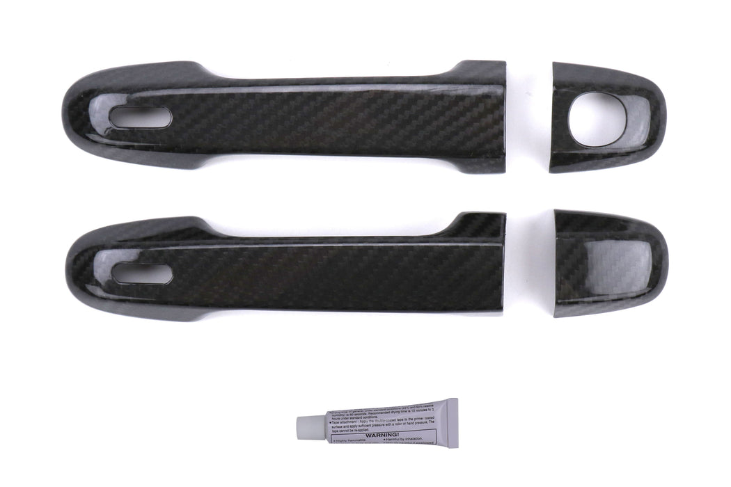 OLM Dry Carbon Fiber Door Handle Cover Gloss Carbon Fiber 2013-2021 BRZ / FRS / GT86