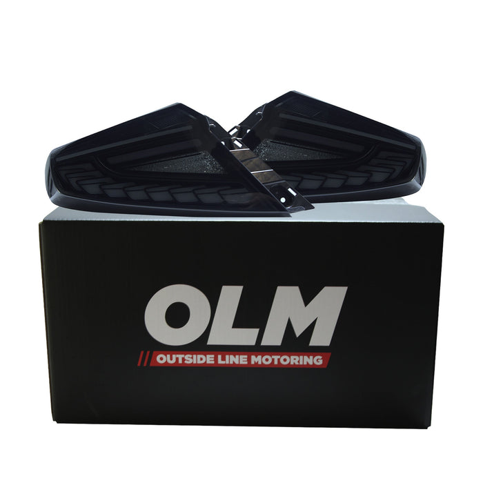 OLM Phantom-Spec LED Taillights Smoke Lens, White Optic 2022-2025 WRX