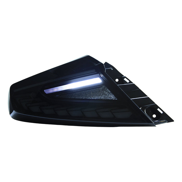 OLM Phantom-Spec LED Taillights Smoke Lens, White Optic 2022-2025 WRX