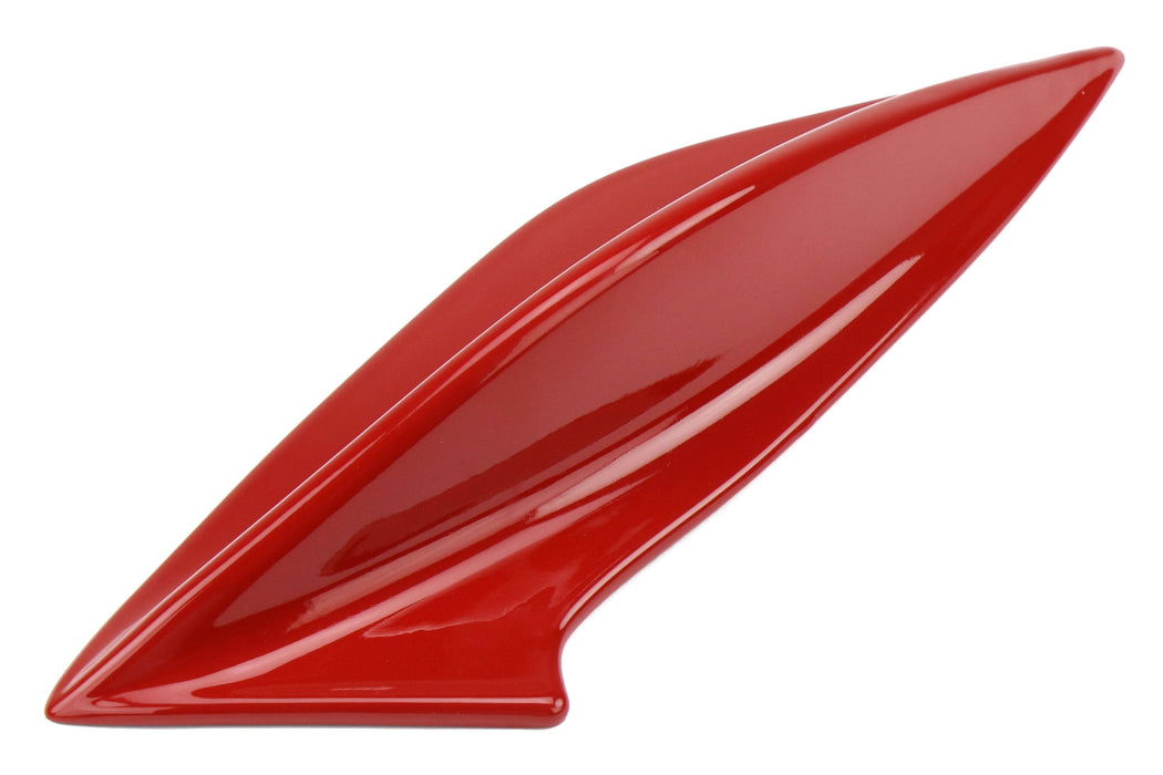 OLM STI Spoiler Side Fins Lightning Red / Firestorm Red 2015-2021 WRX / STI