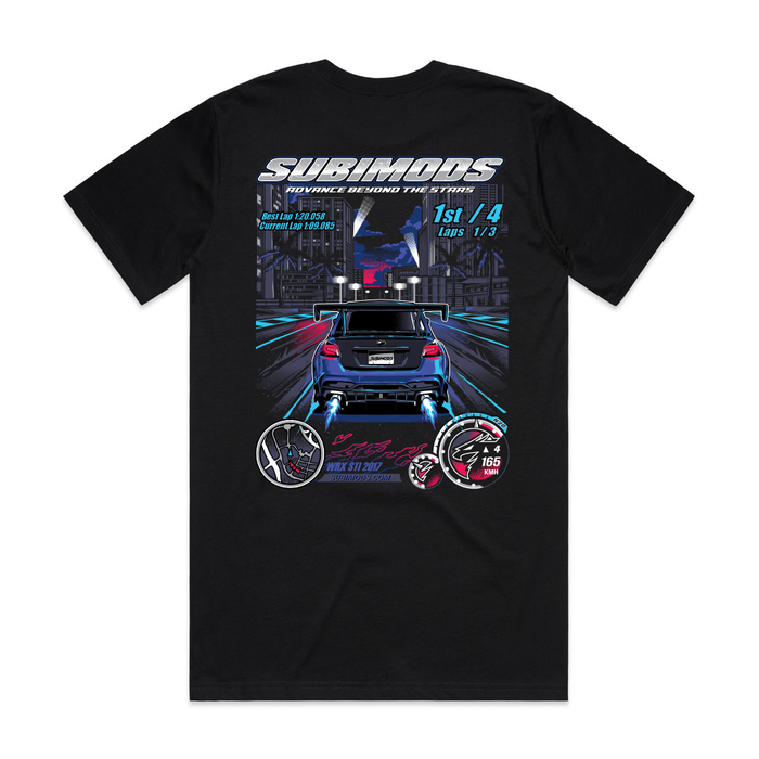 Subimods Official "NFS VIBES" Short Sleeve Shirt Black