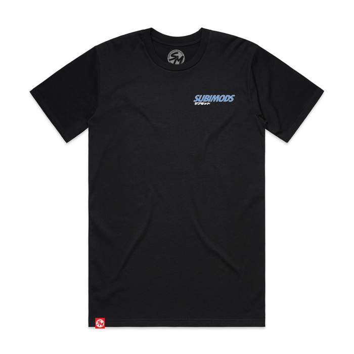 Subimods Official "GR Sedan" Short Sleeve Shirt Black