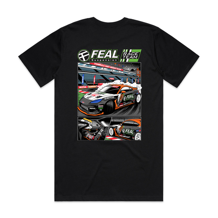 FEAL Suspension Race Team Official "Throwdown" Short Sleeve Shirt Black (All Sizes)