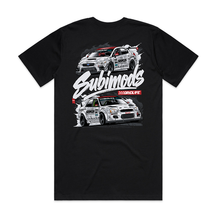 Subimods Official "Gridlife 2026" Short Sleeve Shirt Black