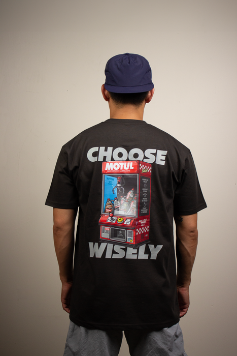 Motul "Choose Wisely" Short Sleeve Shirt Gray Coal