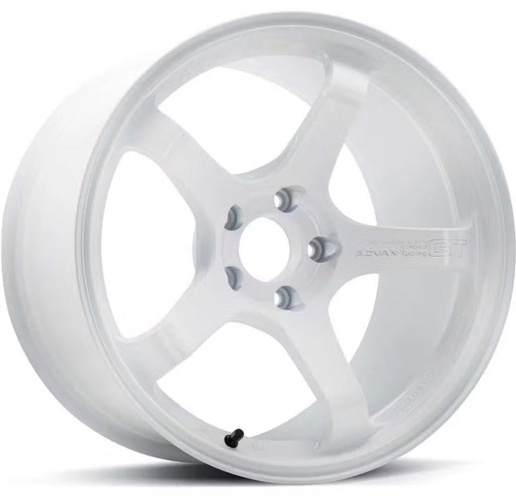 Advan GT Beyond Racing White 18x9.5 5x100 45mm Offset